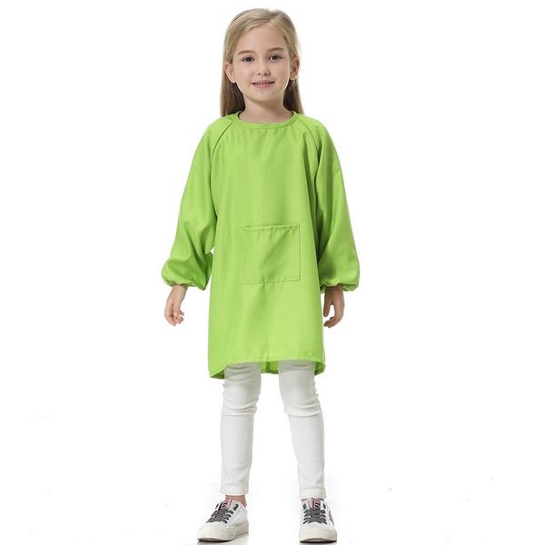 aprons solid color children apron for painting long-sleeved kitchen table baking anti-dirty gown kindergarten art class robe tj4160
aprons solid color children apron for painting long-sleeved kitchen table baking anti-dirty gown kindergarten art class robe tj4160