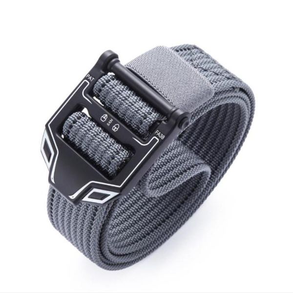 3.8cm outdoor sports quick-drying zine alloy nylon belt training tactical men's canvas waist support, Black;gray
3.8cm outdoor sports quick-drying zine alloy nylon belt training tactical men's canvas waist support, Black;gray
