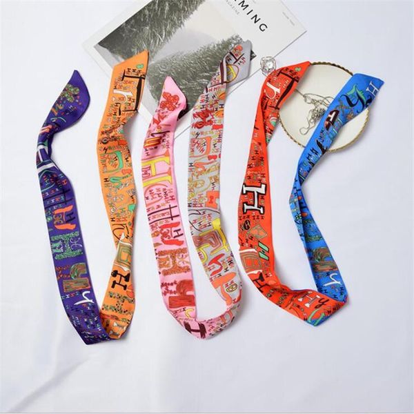 twill silk small women fashion headband bag handle scarf flowerletter print hair band multifunction hand ribbon scarves, Blue;gray
twill silk small women fashion headband bag handle scarf flowerletter print hair band multifunction hand ribbon scarves, Blue;gray