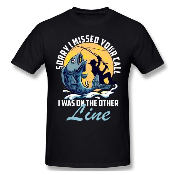 men's t-shirts sorry i missed your call was on the other line fishing t shirt vintage big size cotton short sleeve men, White;black
men's t-shirts sorry i missed your call was on the other line fishing t shirt vintage big size cotton short sleeve men, White;black