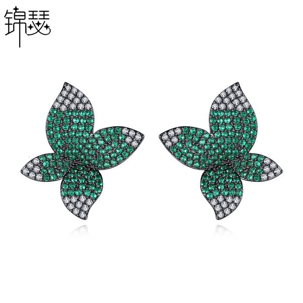 jewelry charm stud fog leaf earrings fashion korean creative flowers women's copper inlaid zirconium present, Golden
jewelry charm stud fog leaf earrings fashion korean creative flowers women's copper inlaid zirconium present, Golden