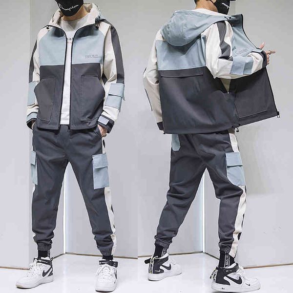 tracksuits causal sets camo jacket+pants 2pc tracksuit men sportwear hoodies sweatshirt &pant suit hip hop streetwear mens clothin, Gray
tracksuits causal sets camo jacket+pants 2pc tracksuit men sportwear hoodies sweatshirt &pant suit hip hop streetwear mens clothin, Gray