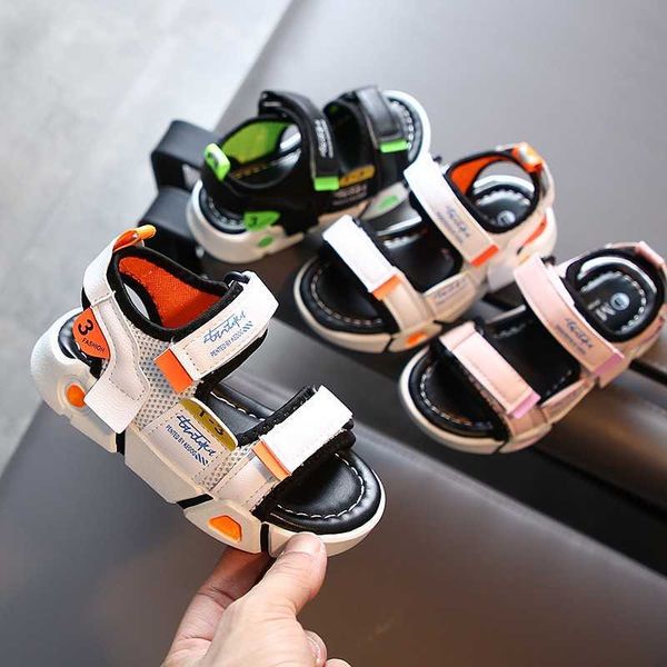 kids sandals summer children sport pu leather open toe toddler girls fashion baby soft beach shoes for boys 210712, Black;red
kids sandals summer children sport pu leather open toe toddler girls fashion baby soft beach shoes for boys 210712, Black;red
