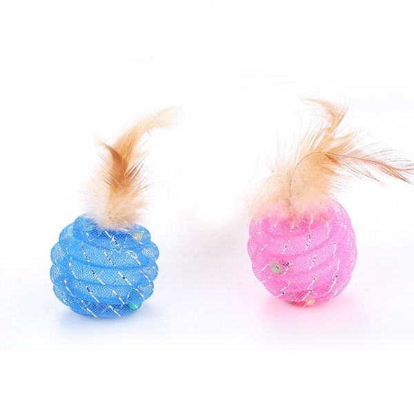 cat toys 3pcs/5pcs cats feather balls toy colorful scratching play interactive chewing plastic pipe roll ball training
cat toys 3pcs/5pcs cats feather balls toy colorful scratching play interactive chewing plastic pipe roll ball training