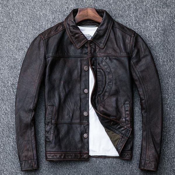real genuine leather jacket men vintage casual cowhide streetwear clothes mens coats outwear veste homme wpy2469 men's & faux, Black
real genuine leather jacket men vintage casual cowhide streetwear clothes mens coats outwear veste homme wpy2469 men's & faux, Black