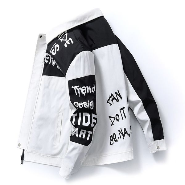 2020 spring et coat fashion slim windbreaker outside thin cloth autumn printed men cloth, Black
2020 spring et coat fashion slim windbreaker outside thin cloth autumn printed men cloth, Black