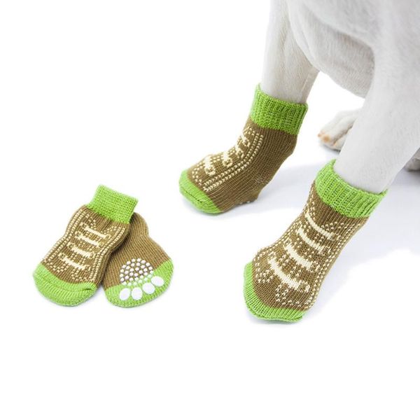 dog apparel 4pcs/set pet dogs winter shoes non-slip knit socks small cat chihuahua thick warm protector
dog apparel 4pcs/set pet dogs winter shoes non-slip knit socks small cat chihuahua thick warm protector