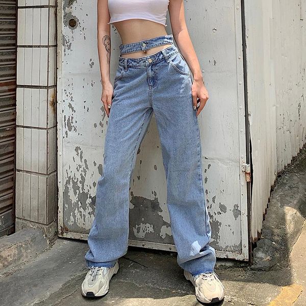 high waist bandage wide leg mom jeans women korean y2k fashion vintage straight pants baggy denim boyfriend loose women's, Blue
high waist bandage wide leg mom jeans women korean y2k fashion vintage straight pants baggy denim boyfriend loose women's, Blue