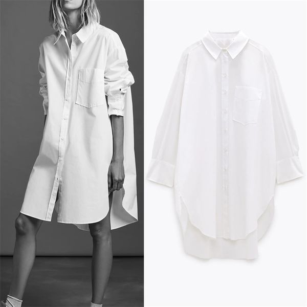 autumn za white oversized button up shirts women blouses blue collar poplin shirt long sleeve plus size ladies pocket 210401
autumn za white oversized button up shirts women blouses blue collar poplin shirt long sleeve plus size ladies pocket 210401