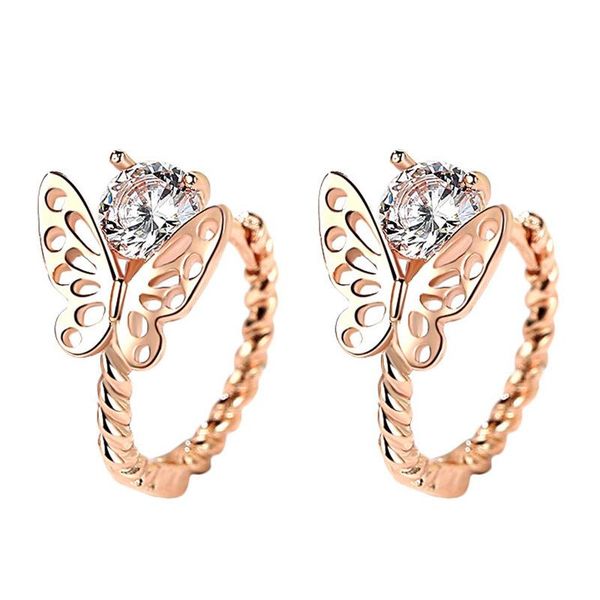 hoop & huggie trendy 925 sterling silver earrings for women jewelry exquisite hollow butterfly female rose gold hoops accessories, Golden;silver
hoop & huggie trendy 925 sterling silver earrings for women jewelry exquisite hollow butterfly female rose gold hoops accessories, Golden;silver