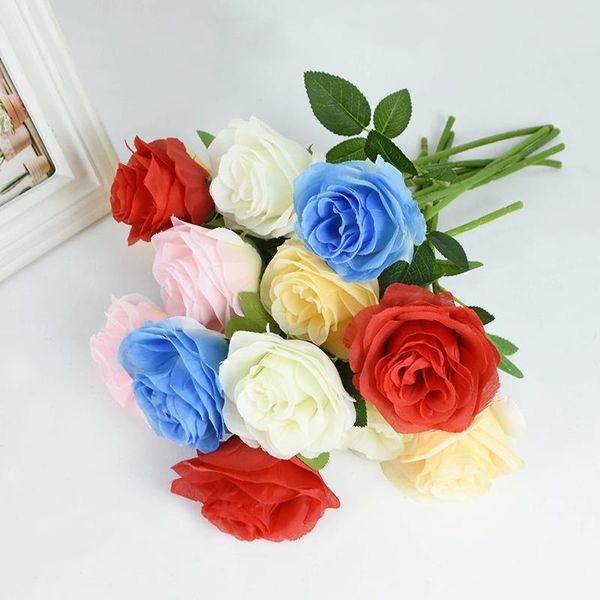 decorative flowers & wreaths 5pcs silk rose artificial branch bridal bouquets wedding decoration fake with leaves home table el
decorative flowers & wreaths 5pcs silk rose artificial branch bridal bouquets wedding decoration fake with leaves home table el