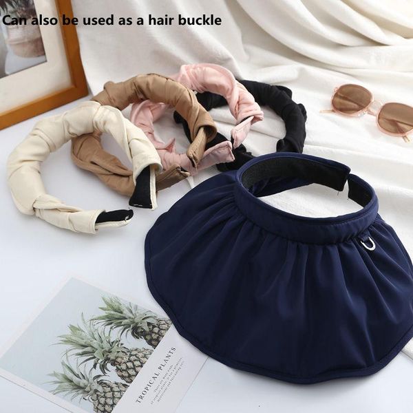 wide brim hats empty hat female sun women's summer tourism holiday beach sports outdoor korea foldable cap, Blue;gray
wide brim hats empty hat female sun women's summer tourism holiday beach sports outdoor korea foldable cap, Blue;gray