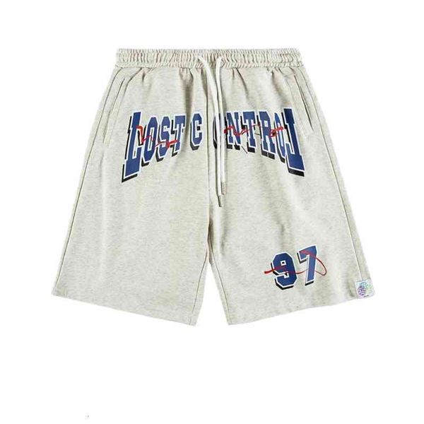 men's shorts custom made lettered printed and women's loose basketball knitted sweatpants high street hip hop five point pants, White;black
men's shorts custom made lettered printed and women's loose basketball knitted sweatpants high street hip hop five point pants, White;black