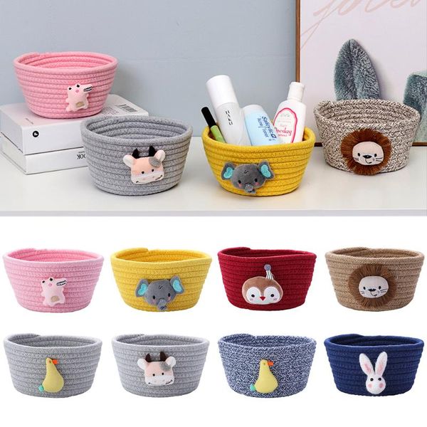 storage baskets hand woven basket kids toys cartoon animals deskorganizer sundries box laundry 17*14*9cm
storage baskets hand woven basket kids toys cartoon animals deskorganizer sundries box laundry 17*14*9cm