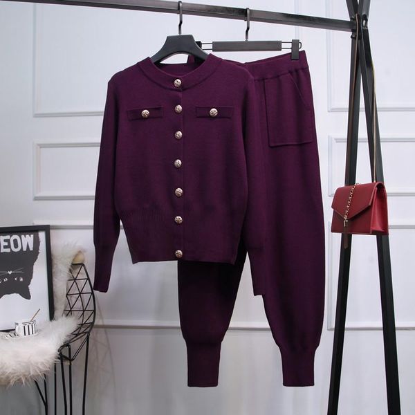 women's two piece pants autumn set women sweater sets suits fashion customes cardigans+long track winter woman knitted suit, White
women's two piece pants autumn set women sweater sets suits fashion customes cardigans+long track winter woman knitted suit, White