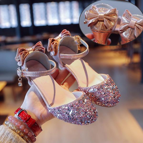 girls glitter bow-knot sandals high-heeled princess leather shoes kids dance performance summer, Black;red
girls glitter bow-knot sandals high-heeled princess leather shoes kids dance performance summer, Black;red