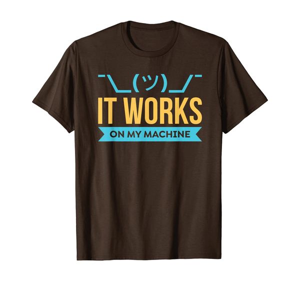 it works on my machine - programming t-shirt, White;black
it works on my machine - programming t-shirt, White;black