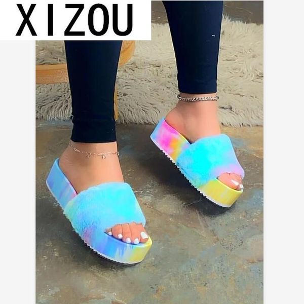 slippers rainbow women fur furry slides winter warm slide indoor plush casual platform shoes house comfortable, Black
slippers rainbow women fur furry slides winter warm slide indoor plush casual platform shoes house comfortable, Black
