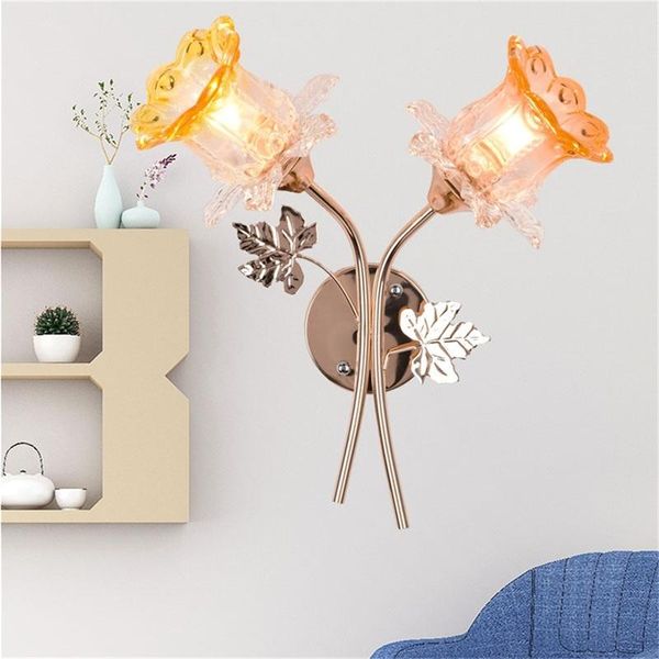 wall lamps modern creative led sconces two lights flower shape indoor for home bedroom
wall lamps modern creative led sconces two lights flower shape indoor for home bedroom