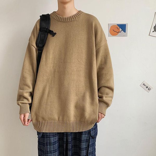 men's sweaters winter sweater warm fashion solid color casual knitted pullover men streetwear loose knitting mens clothes s-2xl1, White;black
men's sweaters winter sweater warm fashion solid color casual knitted pullover men streetwear loose knitting mens clothes s-2xl1, White;black