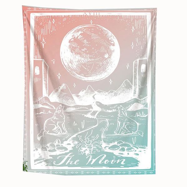 tapestries aesthetic room decor tapestry moon wolf wall hanging carpet bedroom bedspread tarot cloth
tapestries aesthetic room decor tapestry moon wolf wall hanging carpet bedroom bedspread tarot cloth