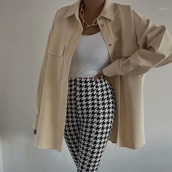 women's blouses & shirts 2021 summer solid female turn-down collar long sleeve pockets cloth streetwear casual straight loose lady blou, White
women's blouses & shirts 2021 summer solid female turn-down collar long sleeve pockets cloth streetwear casual straight loose lady blou, White