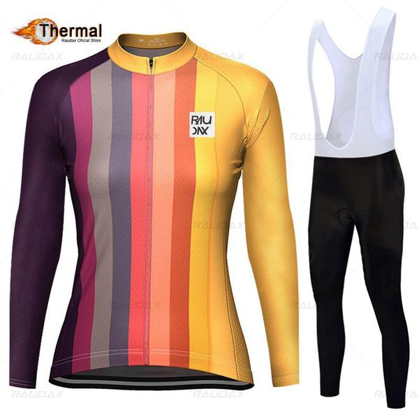 racing sets 2022 women winter fleece rainbow long sleeve cycling jerseys thermal set offroad bibshorts clothes maillot ropa ciclismo, Black;blue
racing sets 2022 women winter fleece rainbow long sleeve cycling jerseys thermal set offroad bibshorts clothes maillot ropa ciclismo, Black;blue