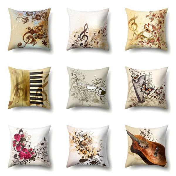 cushion/decorative pillow retro piano cushion cover musical notes flower throw pillows for living room sofa home decore car 45
cushion/decorative pillow retro piano cushion cover musical notes flower throw pillows for living room sofa home decore car 45