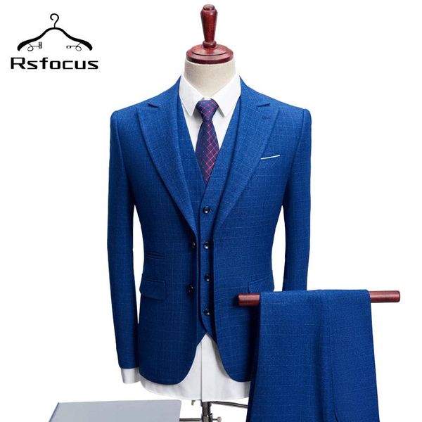 rsfocus slim fit mens wedding suits navy blue suit for men party evening costume homme mariage prom dresses tz226 men's & blaze, White;black
rsfocus slim fit mens wedding suits navy blue suit for men party evening costume homme mariage prom dresses tz226 men's & blaze, White;black