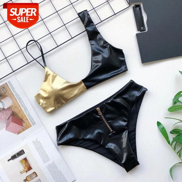 swimwear solid bikinis women swimming suits zipper beachwear swimsuits gold bikini set bathers bathing #eq6r, White;black
swimwear solid bikinis women swimming suits zipper beachwear swimsuits gold bikini set bathers bathing #eq6r, White;black