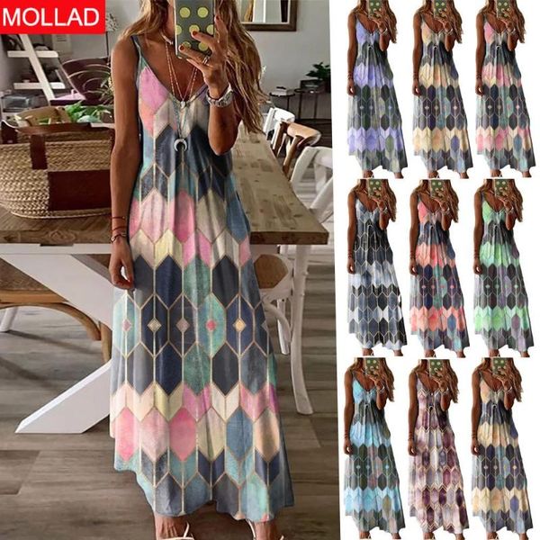 casual dresses 2021 european and american women's summer printed camisole long dress, Black;gray
casual dresses 2021 european and american women's summer printed camisole long dress, Black;gray