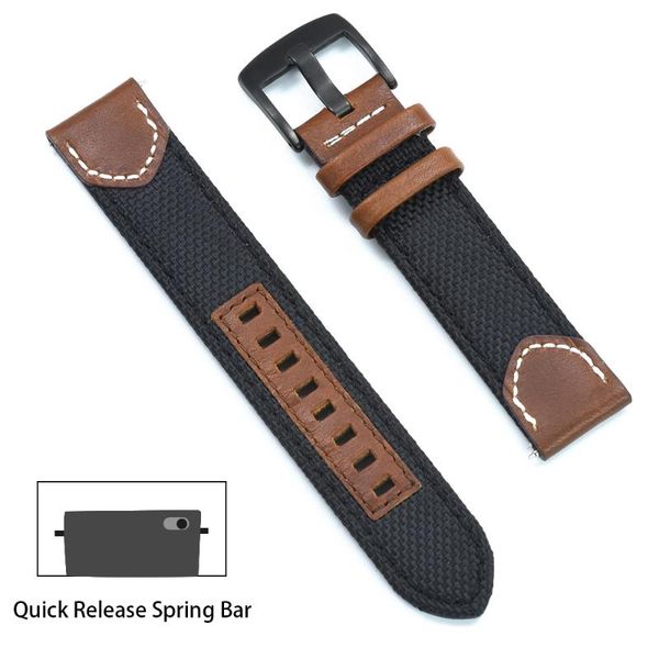 watch bands premium-grade nato strap 20mm 22mm nylon + leather quick release bar watchband for men women each brand watches band, Black;brown
watch bands premium-grade nato strap 20mm 22mm nylon + leather quick release bar watchband for men women each brand watches band, Black;brown