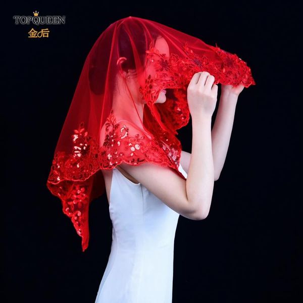 bridal veils ueen v88 women's short veil with sequins for wedding retro shiny sparkling red embroidery handmade, Black
bridal veils ueen v88 women's short veil with sequins for wedding retro shiny sparkling red embroidery handmade, Black