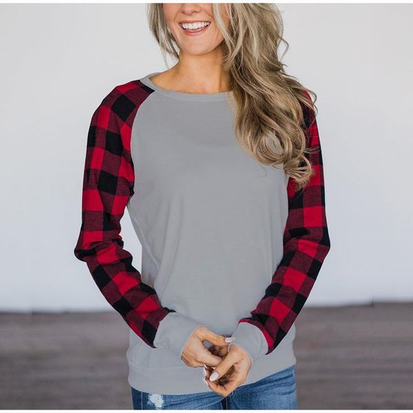 women's t-shirt female raglan sleeve white black tees casual 2xl plaid autumn spring t shirt women long tee shirts
women's t-shirt female raglan sleeve white black tees casual 2xl plaid autumn spring t shirt women long tee shirts