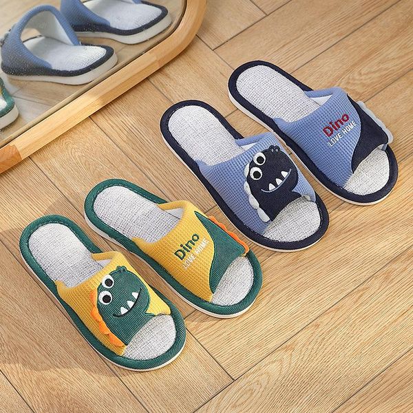 slippers summer cartoon dinosaur linen women men flat indoor floor shoes women's mute sandals, Black
slippers summer cartoon dinosaur linen women men flat indoor floor shoes women's mute sandals, Black