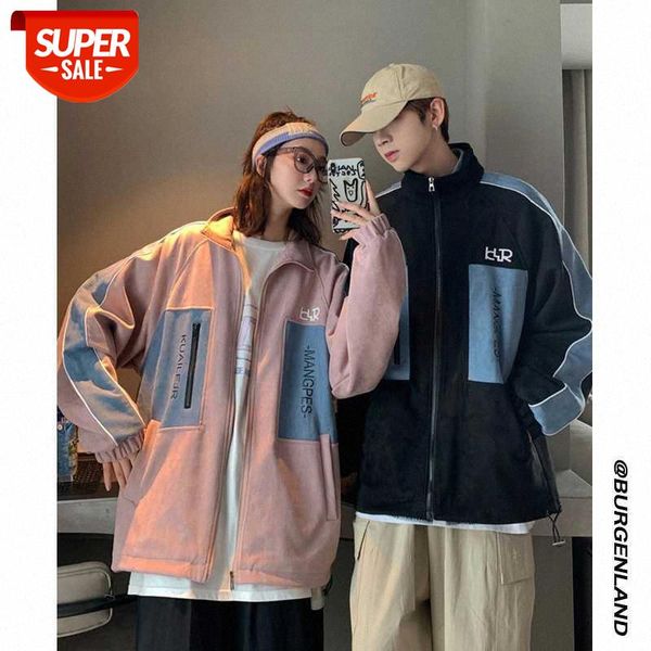 jacket men's casual couple korean style trendy wild loose clothes #ti0c, Black;brown
jacket men's casual couple korean style trendy wild loose clothes #ti0c, Black;brown