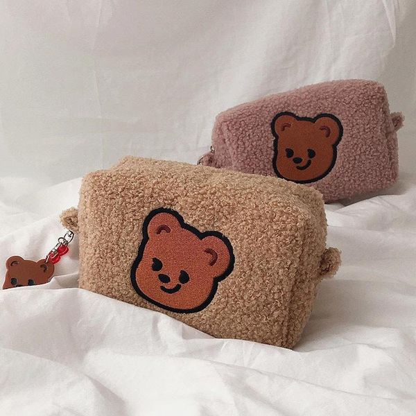 cosmetic bags & cases multifunction zipper embroidery bag cute bear dog flannel toiletry pouch fashion necessaries makeup soft organizer cas
cosmetic bags & cases multifunction zipper embroidery bag cute bear dog flannel toiletry pouch fashion necessaries makeup soft organizer cas