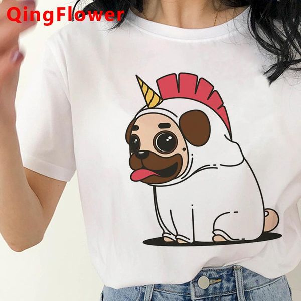 women's t-shirt kawaii pug t shirt tshirt female 2021 harajuku white ulzzang streetwear
women's t-shirt kawaii pug t shirt tshirt female 2021 harajuku white ulzzang streetwear