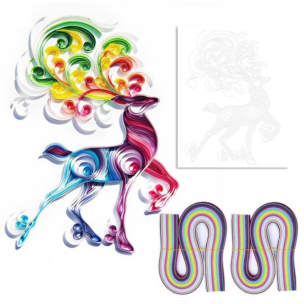 other arts and crafts diy color deer origami paper craft quilling kit strips scrapbook rolling tools
other arts and crafts diy color deer origami paper craft quilling kit strips scrapbook rolling tools