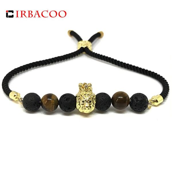 charm bracelets irbacoo 2021 fashion men bracelet cz lion lava and tiger eyes stone with lucky cord for mens jewelry gift, Golden;silver
charm bracelets irbacoo 2021 fashion men bracelet cz lion lava and tiger eyes stone with lucky cord for mens jewelry gift, Golden;silver