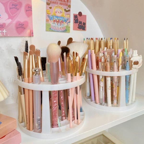 hooks & rails table organizer 49 holes lattices cosmetic make-up brush storage box home pen makeup nail polish holder
hooks & rails table organizer 49 holes lattices cosmetic make-up brush storage box home pen makeup nail polish holder