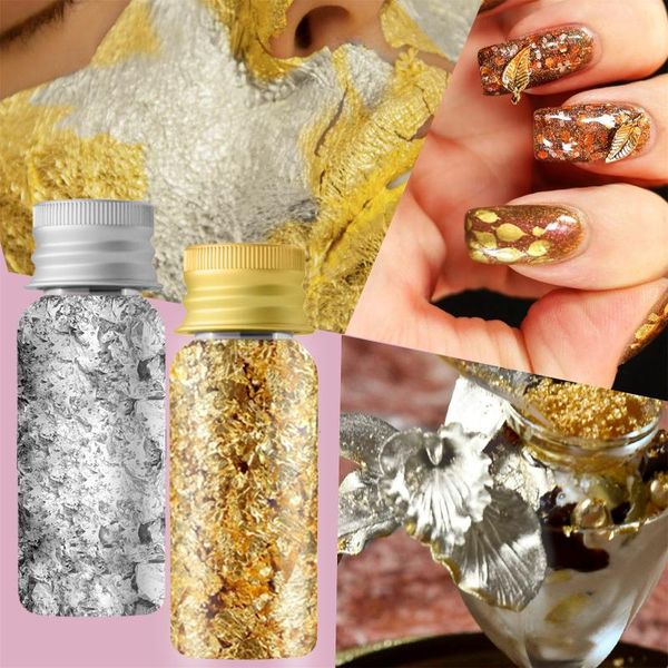 nail art decorations metallic foil flakes useful manicure tools for nails painting diy crafts home &, Silver;gold
nail art decorations metallic foil flakes useful manicure tools for nails painting diy crafts home &, Silver;gold