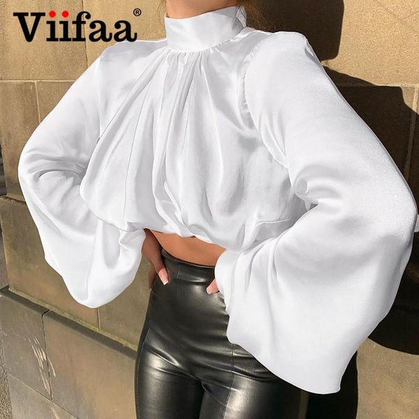 viifaa stand collar bishop sleeve ruched crop blouse women 2021 spring white keyhole back casual ladies and blouses women's & shirts
viifaa stand collar bishop sleeve ruched crop blouse women 2021 spring white keyhole back casual ladies and blouses women's & shirts
