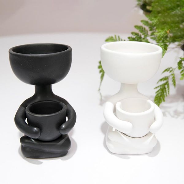 humanoid ceramic flower pot creative crafts vase home decoration personality gift vases
humanoid ceramic flower pot creative crafts vase home decoration personality gift vases