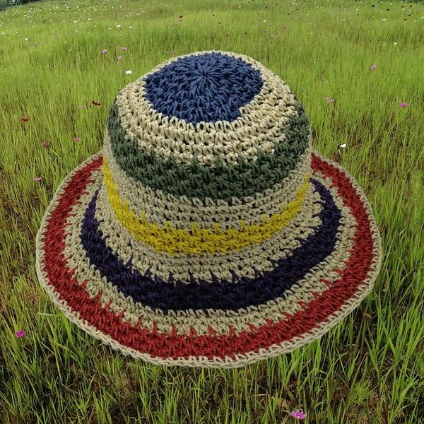 wide brim hats simple women straw summer sun for lady folding rainbow colors beach adults female sunscreen cap, Blue;gray
wide brim hats simple women straw summer sun for lady folding rainbow colors beach adults female sunscreen cap, Blue;gray