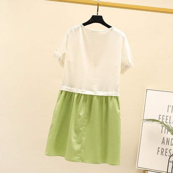 casual women's european dresses dress in summer, Black;gray