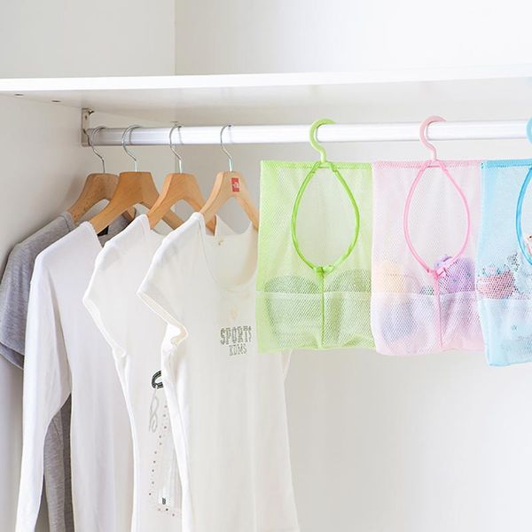 hanging kitchen bathroom wardrobe underwear hosiery storage hook multi-purpose mesh bag reusable closet organizer boxes & bins
hanging kitchen bathroom wardrobe underwear hosiery storage hook multi-purpose mesh bag reusable closet organizer boxes & bins