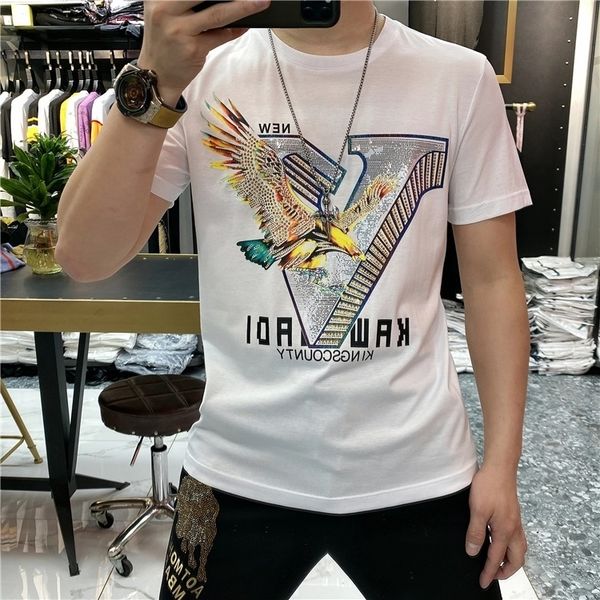 men's t-shirts hip hop loose streetwear double-shiny cheeks sequins eagle wings v man's word short summer high end fashion collar, White;black
men's t-shirts hip hop loose streetwear double-shiny cheeks sequins eagle wings v man's word short summer high end fashion collar, White;black