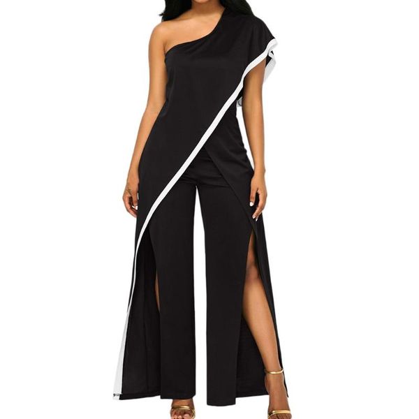 women's jumpsuits & rompers clothes 2021 playsuit bodysuit party jumpsuit romper chiffon long trousers drop, Black;white
women's jumpsuits & rompers clothes 2021 playsuit bodysuit party jumpsuit romper chiffon long trousers drop, Black;white