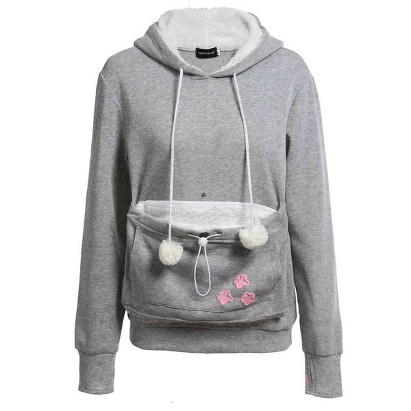 women's hoodies & sweatshirts cat lovers with cuddle pouch dog pet for casual kangaroo pullovers ears sweatshirt xl wholesale qcsv, Black
women's hoodies & sweatshirts cat lovers with cuddle pouch dog pet for casual kangaroo pullovers ears sweatshirt xl wholesale qcsv, Black